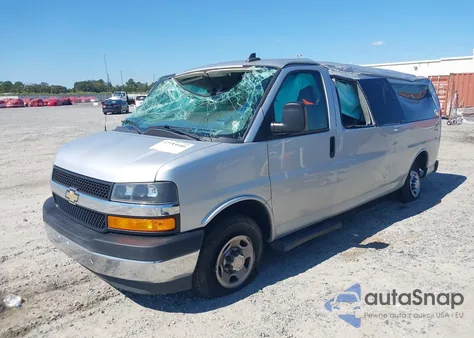 2020 Chevrolet Express Passenger Rwd 3500 Extended Wheelbase Lt z USA, uszkodzony, nr VIN 1GAZGPFG0L1118010